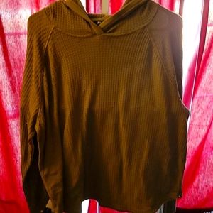 Calvin Klein long sleeve hooded shirt